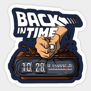 Back In Time Sticker